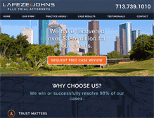 Tablet Screenshot of offshorehelplaw.com